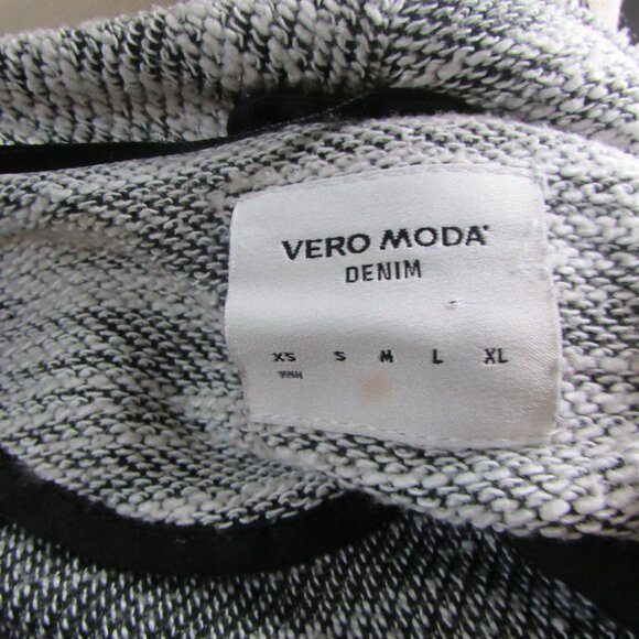 Vero Moda Open Front Cardigan Sweater XS White Black - Picture 14 of 14